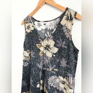 Palmwave Hawaii Swim Cover Women's 100% Cotton Tropical Beach Resort Wear Large